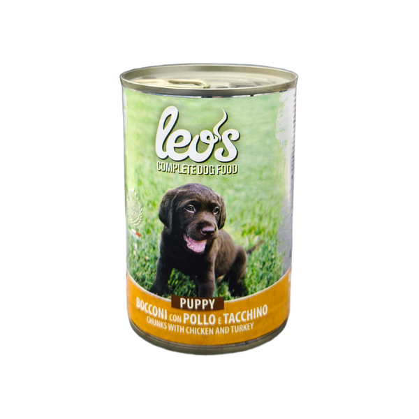 Leos complete Dog food chunks with Chicken and turkey (Puppy)