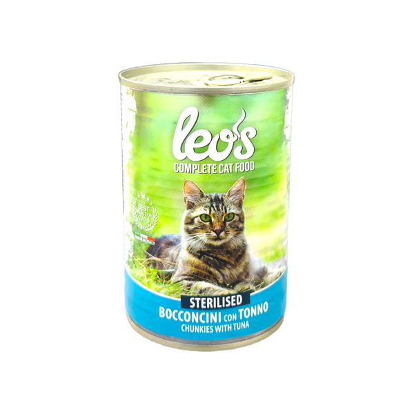 Leos Cat food Chunkies with tuna